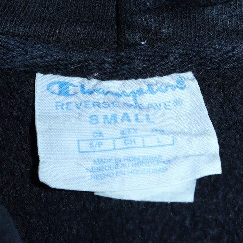 Champion Men’s Black Small Pullover Hoodie Reverse Weave