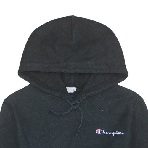 Champion Men’s Black Small Pullover Hoodie Reverse Weave