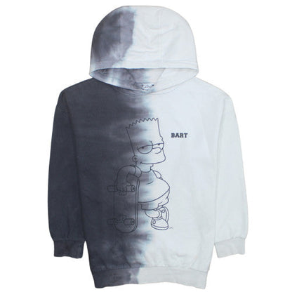 Front view of The Simpsons boys’ multicoloured bart hoodie 10-11 years pullover
