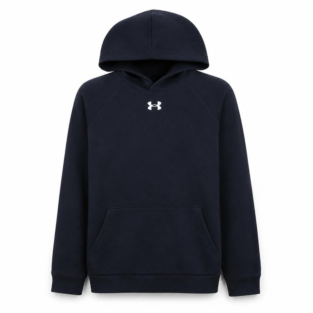 Under Armour Boys Black XL Pullover Fleece Hoodie with Logo
