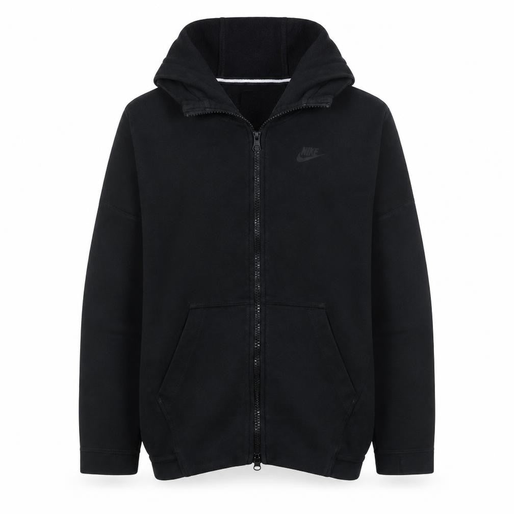 Nike Men's Black Full Zip Fleece Hoodie Size S Regular Fit