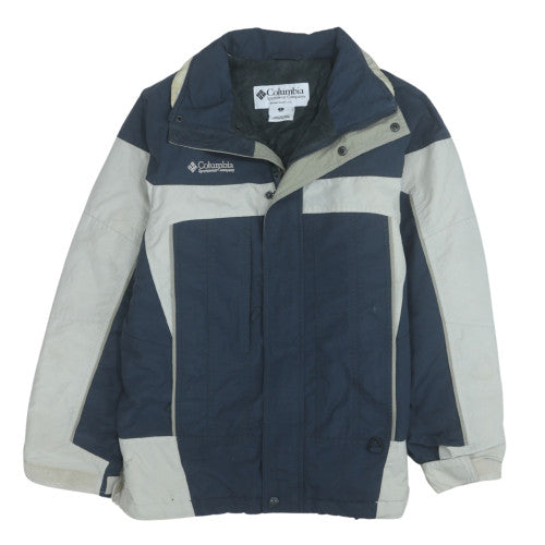 Columbia Men's Blue & Grey Ski Jacket Small Waterproof Windproof