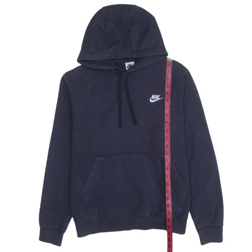 Nike Women's Navy Blue Pullover Hoodie Sweatshirt Size M