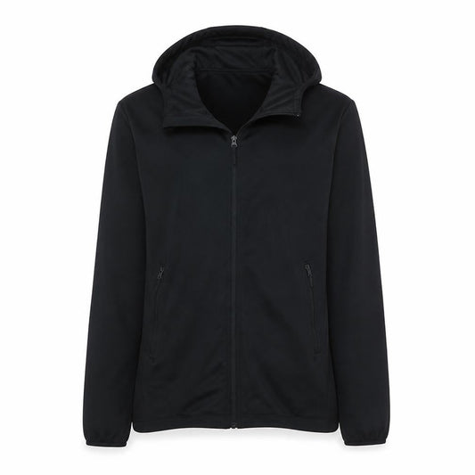 Adidas Women's Black Small Full Zip Hoodie – Classic Casual Sportswear