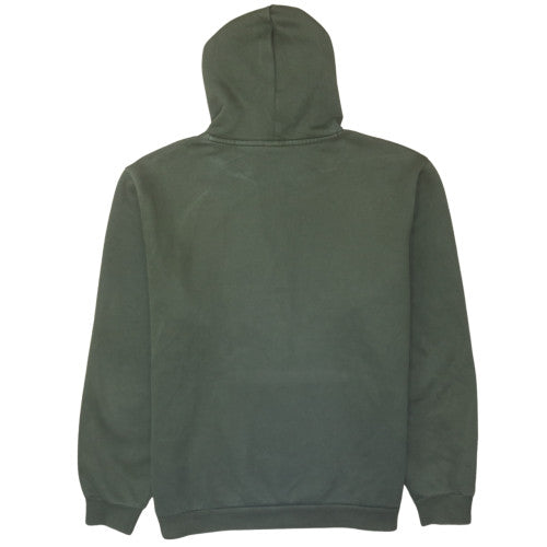 Puma Men's Green Pullover Hoodie L Logo Fleece Sweatshirt