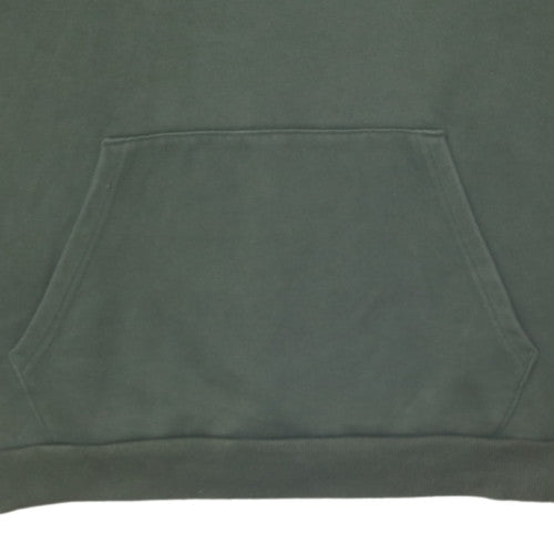Puma Men's Green Pullover Hoodie L Logo Fleece Sweatshirt