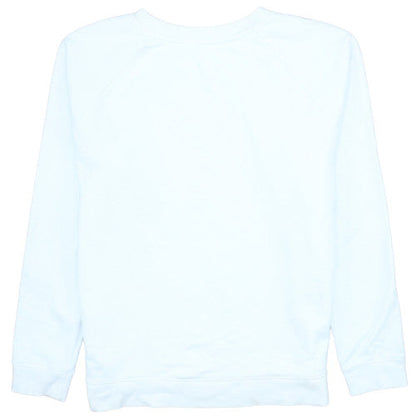 Levi's Women's White Crew Neck Logo Sweatshirt Size S