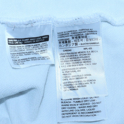Levi's Women's White Crew Neck Logo Sweatshirt Size S
