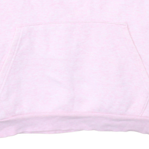 Puma Women Pink Pullover Hoodie Medium Logo Sport Sweatshirt