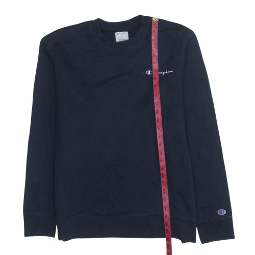 Champion Men's Blue Crew Neck Pullover Sweatshirt L Regular