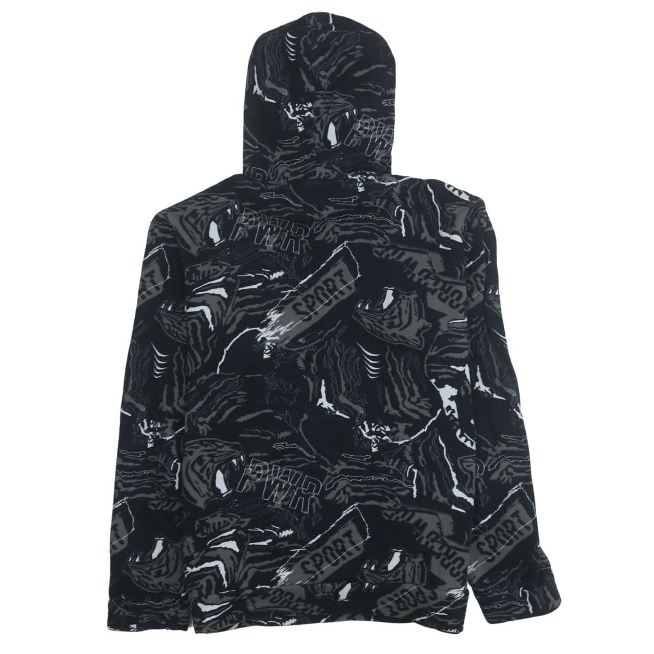 Puma Boys Black Graphic Pullover Hoodie 15-16 Years Sportswear