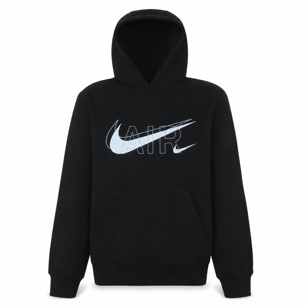 Nike Men's Black XS Pullover Hoodie with Graphic Logo