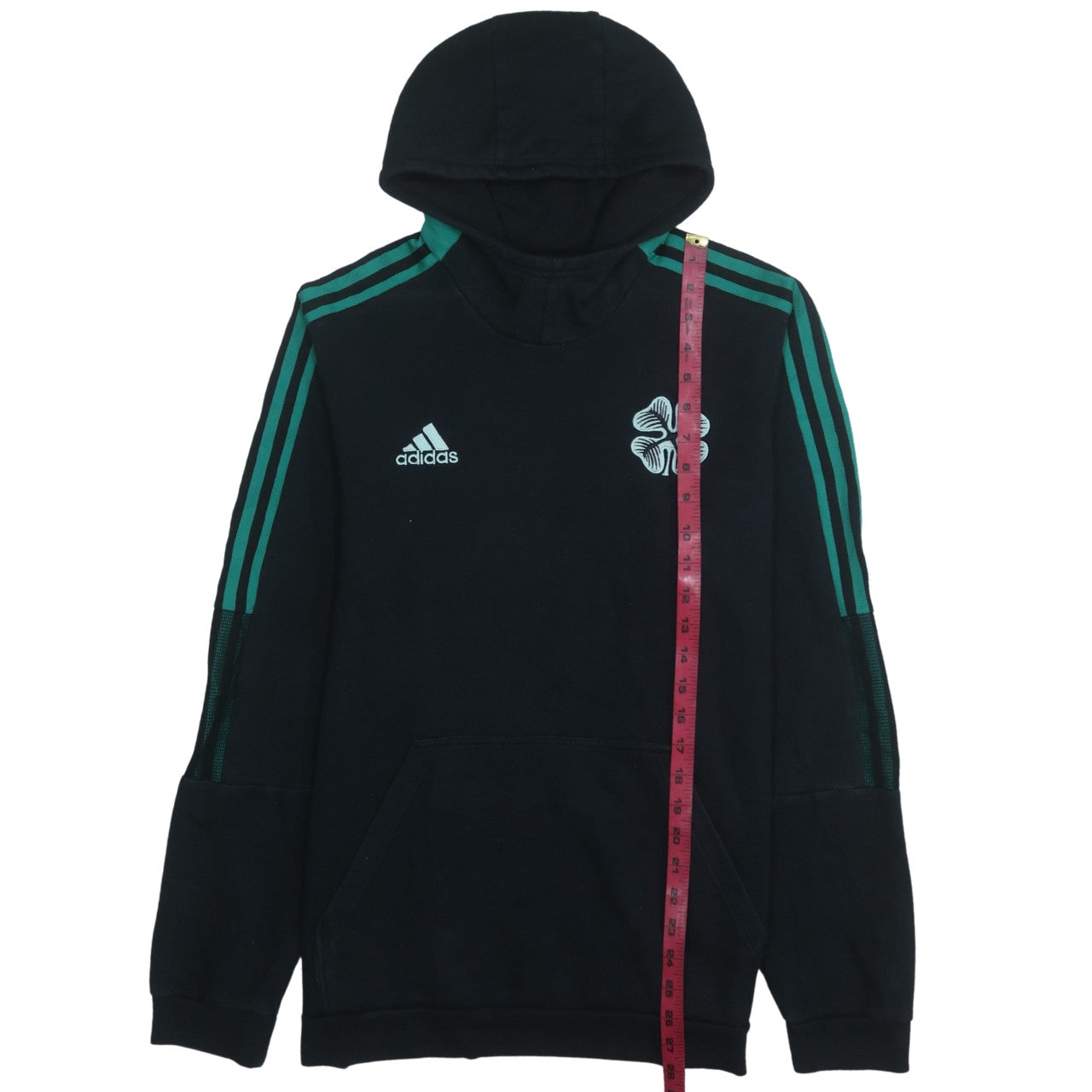 Adidas Mens Black Pullover Hoodie L Sports Graphic Fleece