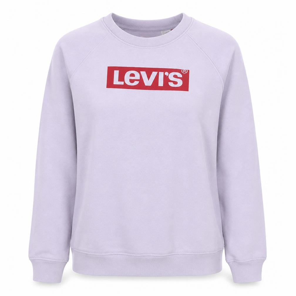 Levi's Women's Pink Crew Neck Pullover Sweatshirt Size S