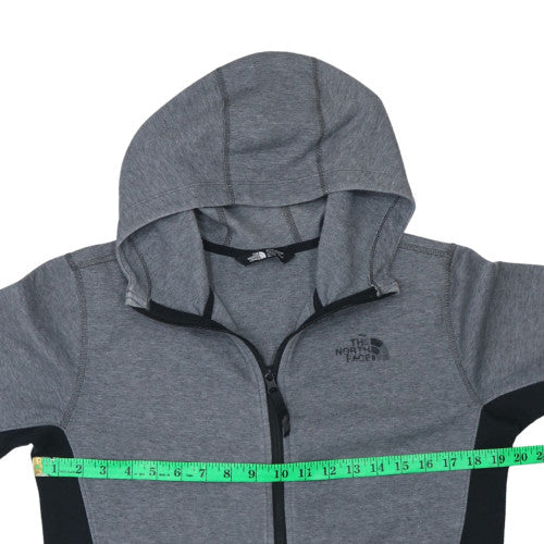The North Face Boys Grey XL Full Zip Hoodie - Cotton Blend Outdoor Sweatshirt