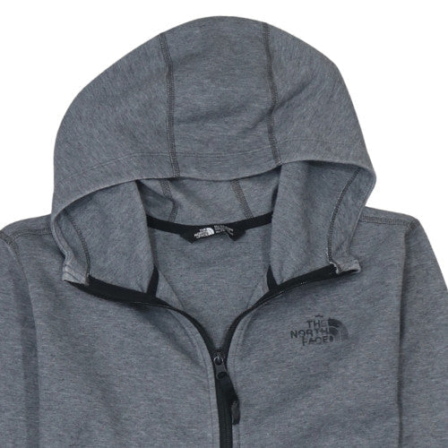 The North Face Boys Grey XL Full Zip Hoodie - Cotton Blend Outdoor Sweatshirt