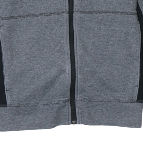 The North Face Boys Grey XL Full Zip Hoodie - Cotton Blend Outdoor Sweatshirt