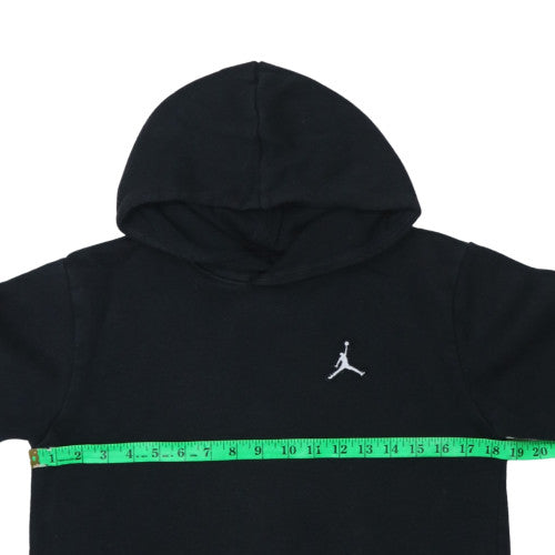 Jordan Boys Black Pullover Hoodie Sweatshirt Size 10-11 Years Fleece Logo