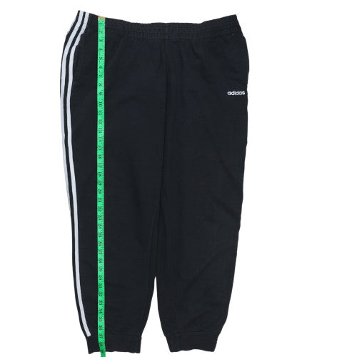 Adidas Womens Black S Jogger Sweatpants Elastic Waist Sports Trousers