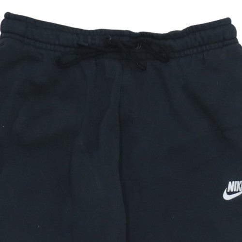 Nike Women's Black Jogger Sweatpants Size S Fleece Drawstring Tapered