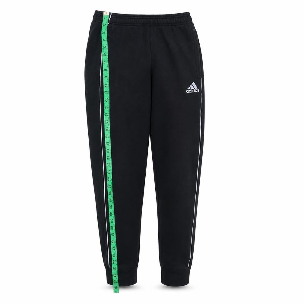 Adidas Mens Black S Regular Fit Tapered Sweatpants