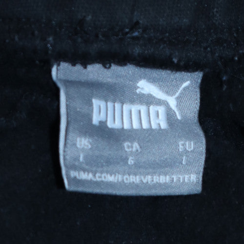 Puma Men's Black Regular Fit Sweatpants Tapered Fleece L