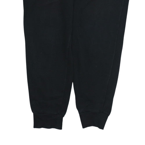 Puma Men's Black Regular Fit Sweatpants Tapered Fleece L