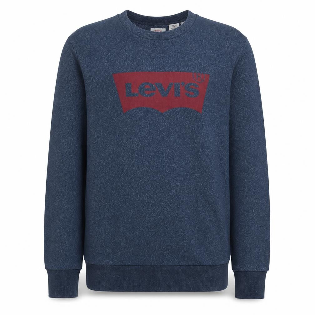 Levi's Men's Blue Logo Pullover Sweatshirt Size M Regular Fit
