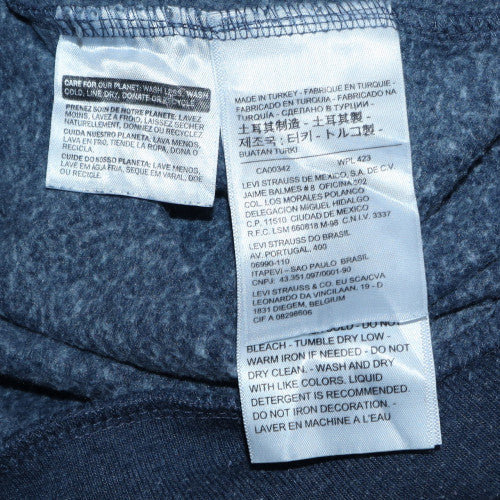 Levi's Men's Blue Logo Pullover Sweatshirt Size M Regular Fit