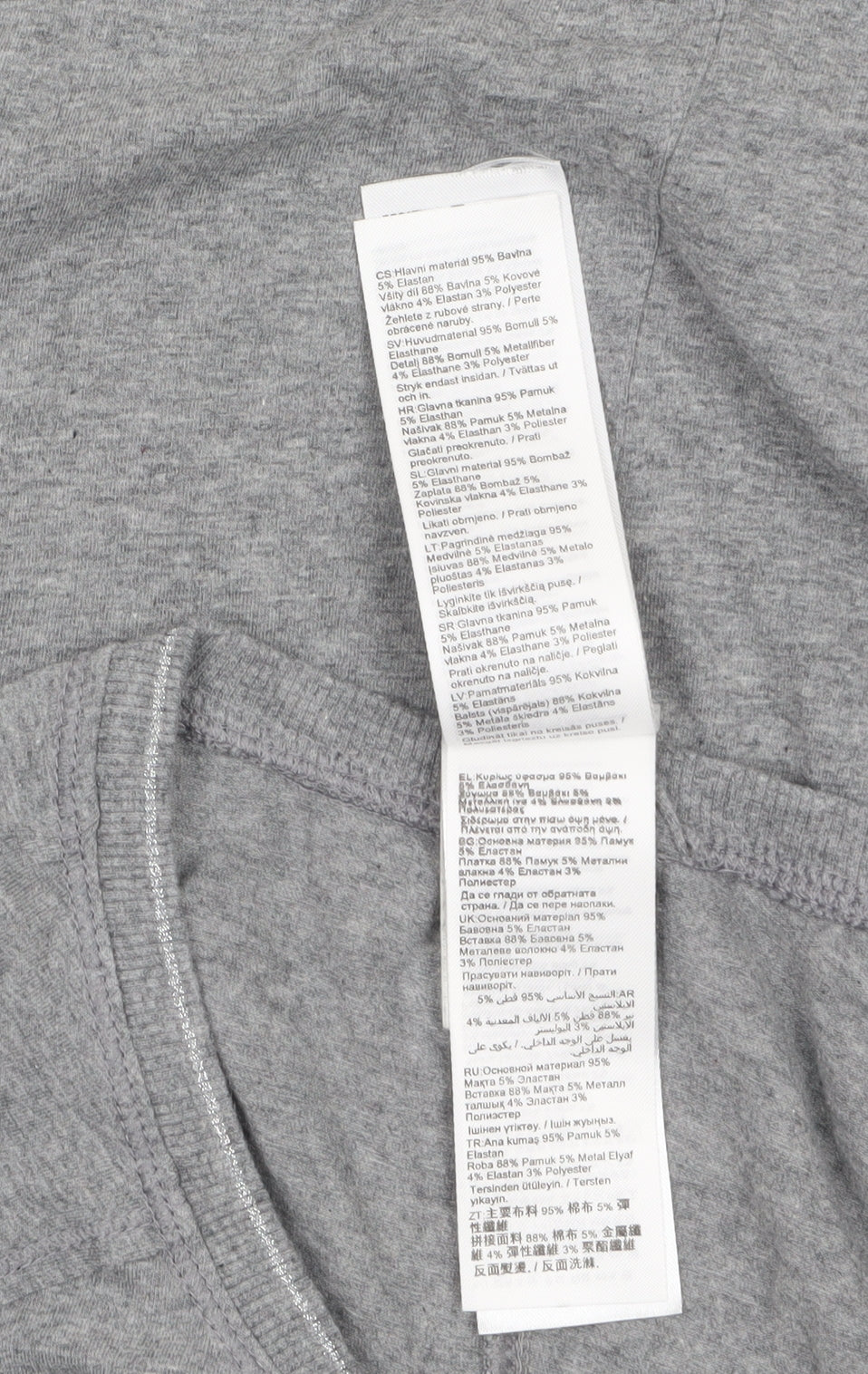 Decathlon Women Grey Long Sleeve Basic T-Shirt Size S