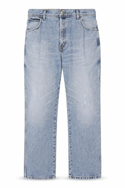 Wrangler Men's Blue Regular Fit Straight Leg Denim Jeans W38 L30