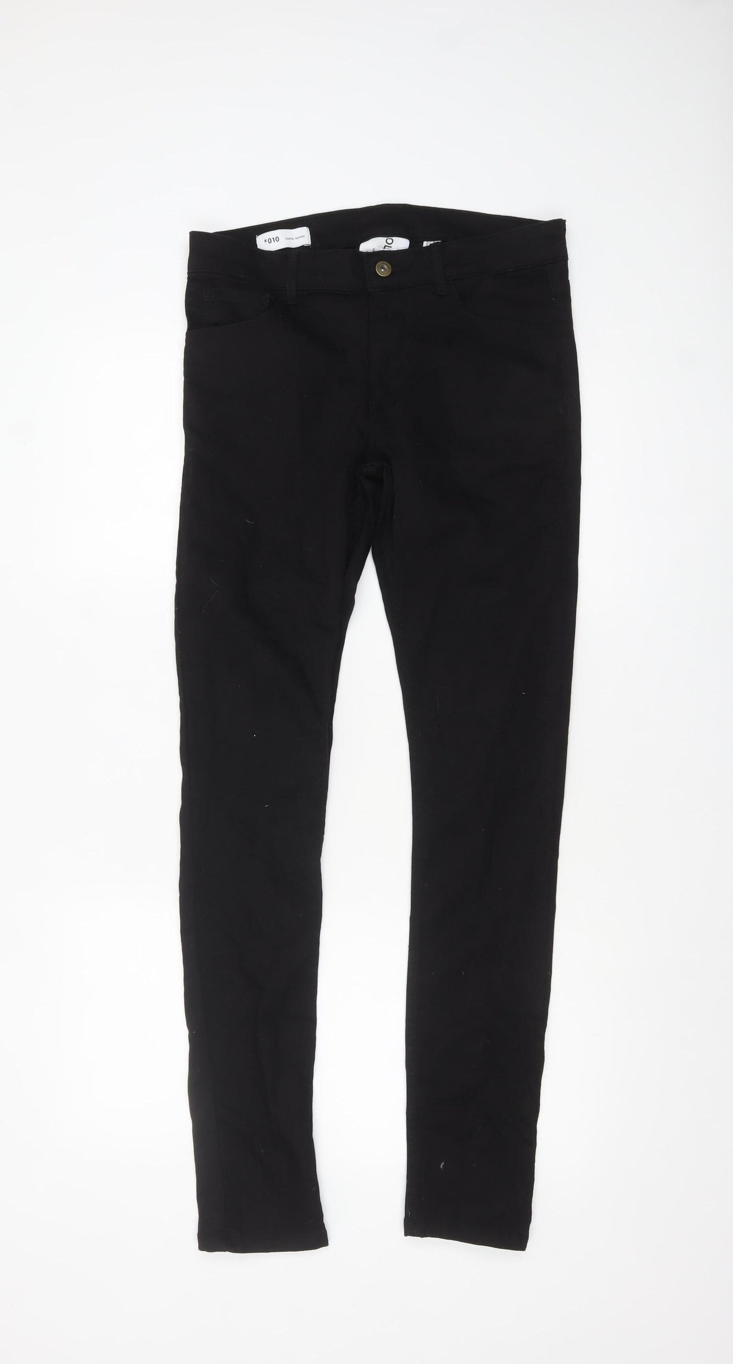 Collusion Mens Black Skinny Jeans W32 L32 Cotton Blend