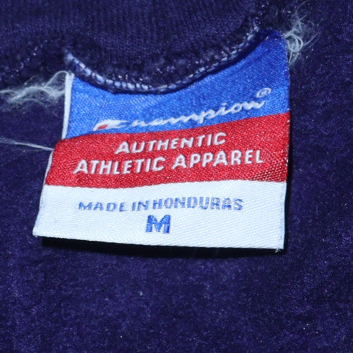 Champion Men's Blue SFSU Pullover Hoodie Medium Fleece Sweatshirt