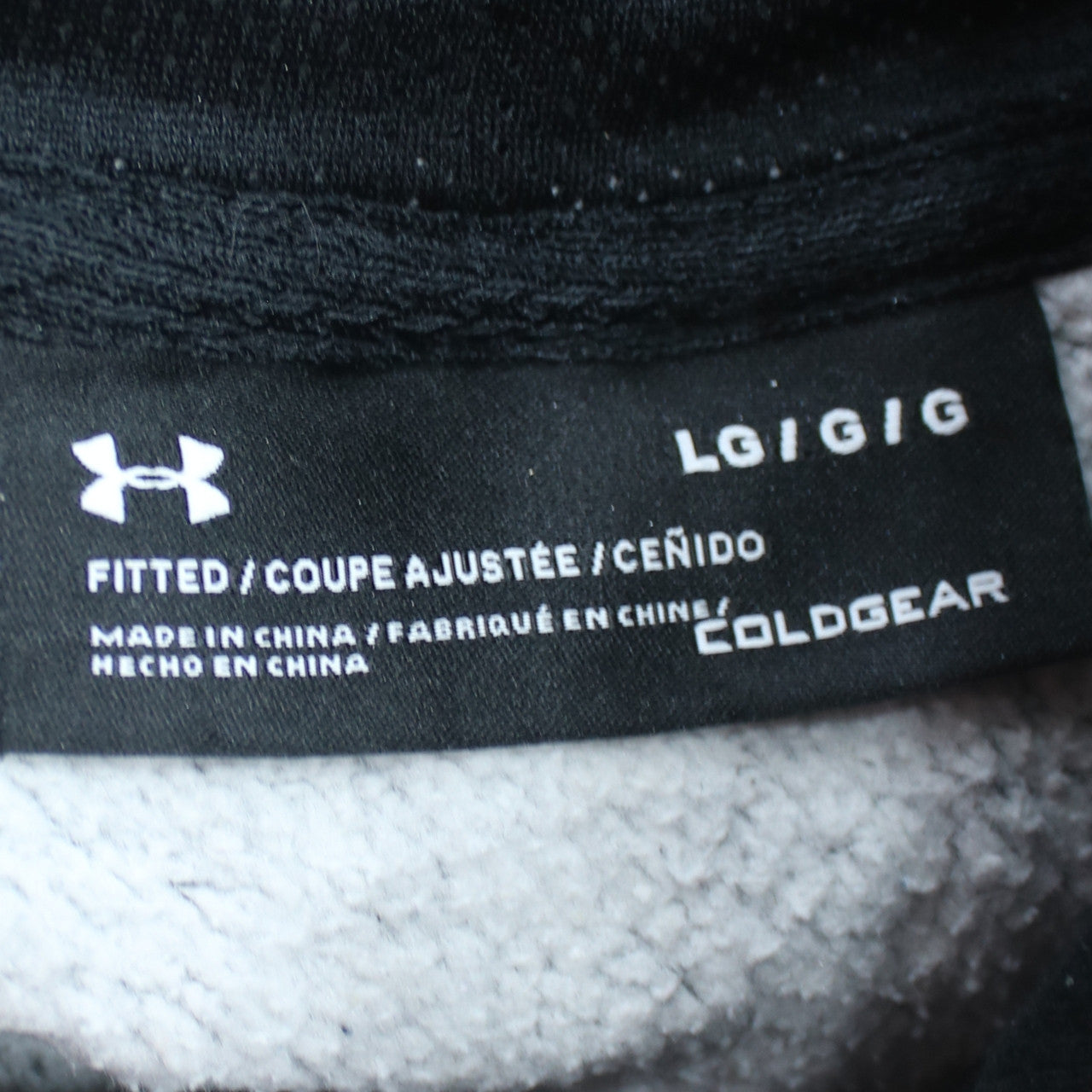 Under Armour Men’s Grey L Pullover ColdGear Hoodie