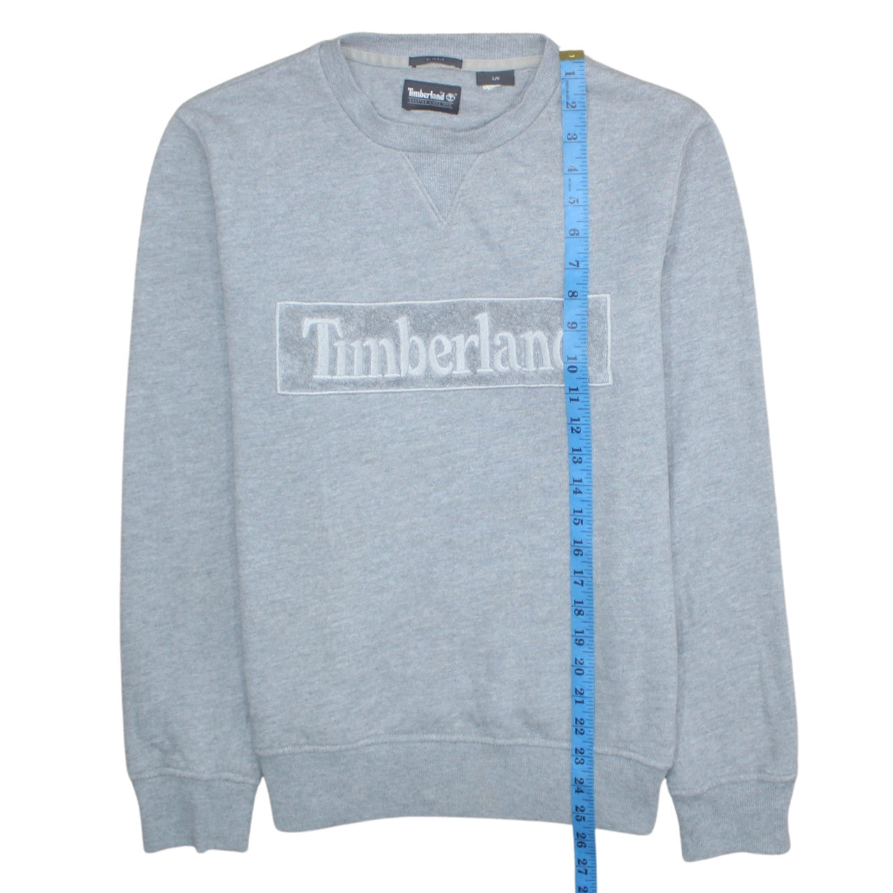 Timberland Men's Grey Slim Fit Crew Neck Sweatshirt S