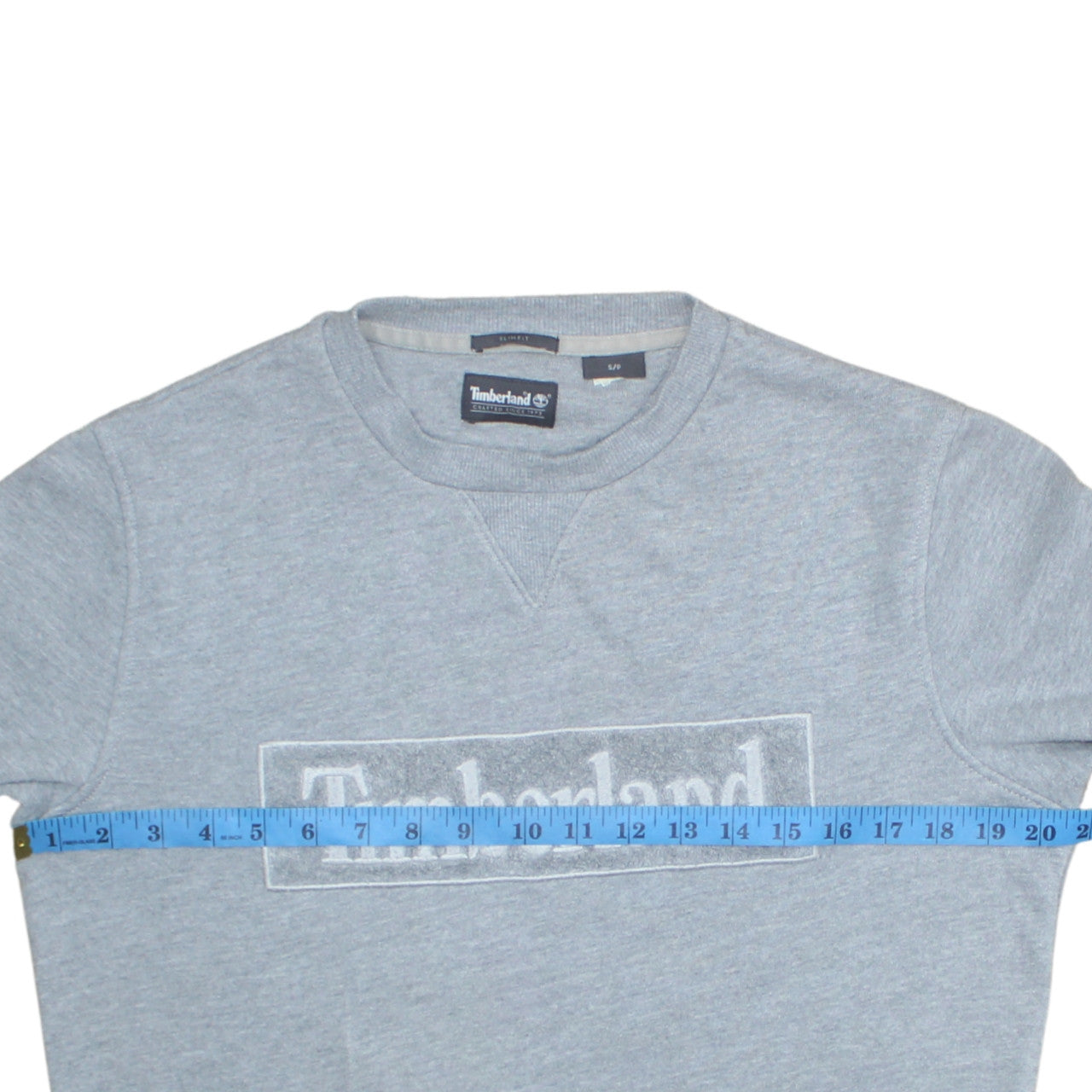 Timberland Men's Grey Slim Fit Crew Neck Sweatshirt S