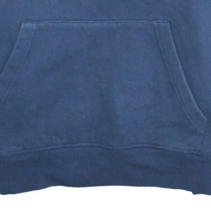 Additional view of Ellesse Men's Blue Pullover Hoodie Small Logo Fleece Sweatshirt