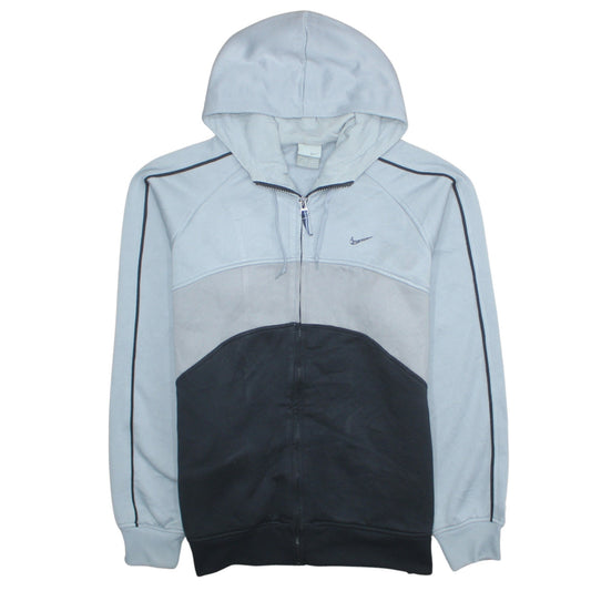 Nike Men's Grey Full Zip Sports Hoodie Size L
