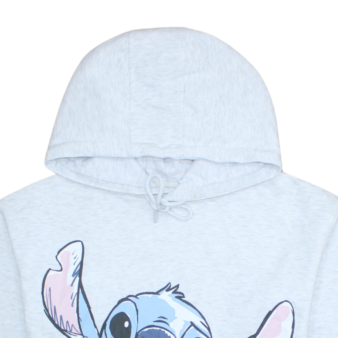 Disney Women's Grey Stitch Hoodie Small Pullover Hooded Sweatshirt
