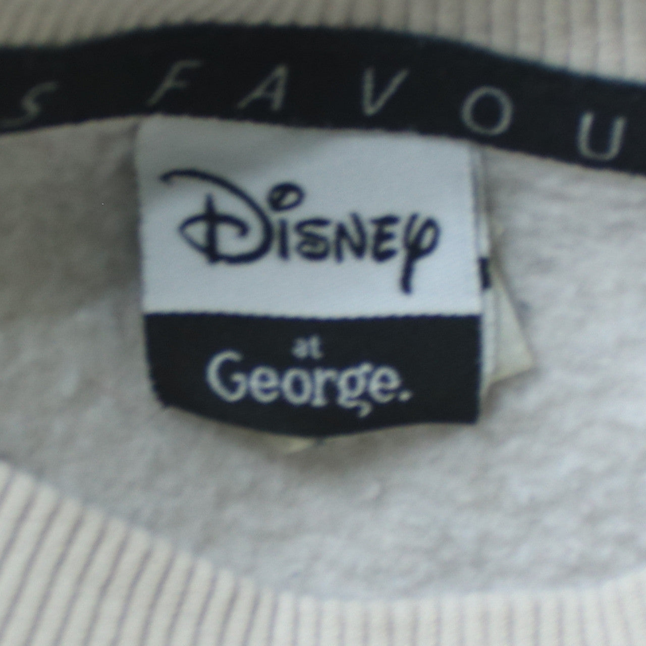 Disney at George Women's White Christmas Sweatshirt Size S 8-10