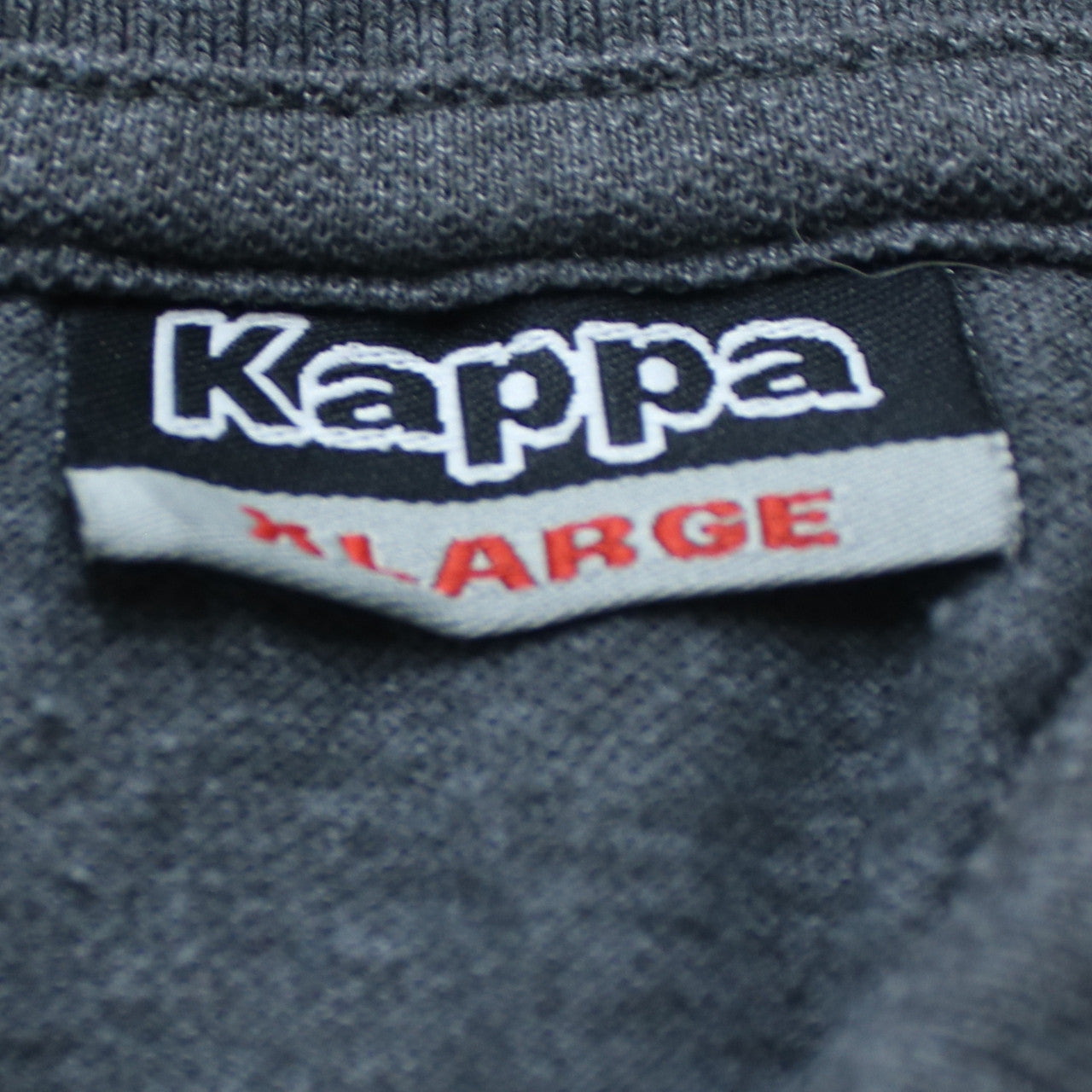 Kappa Mens Grey Polo Shirt XL Regular Fit Short Sleeve