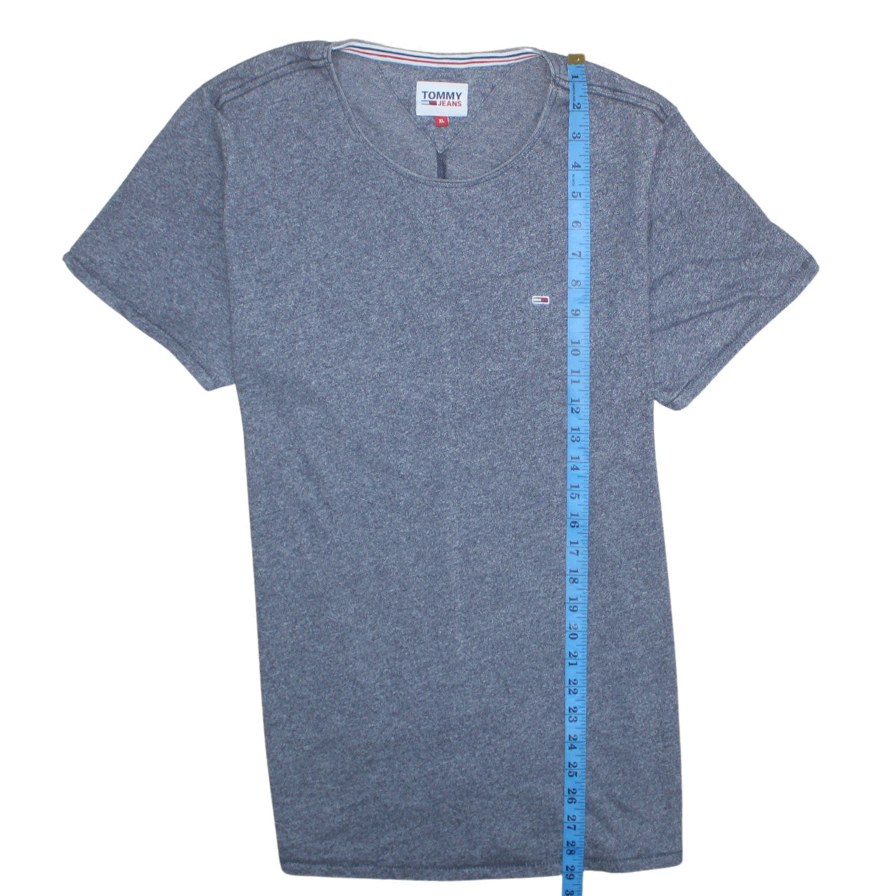 Tommy Jeans Men's Grey XL Crew Neck Cotton T-Shirt