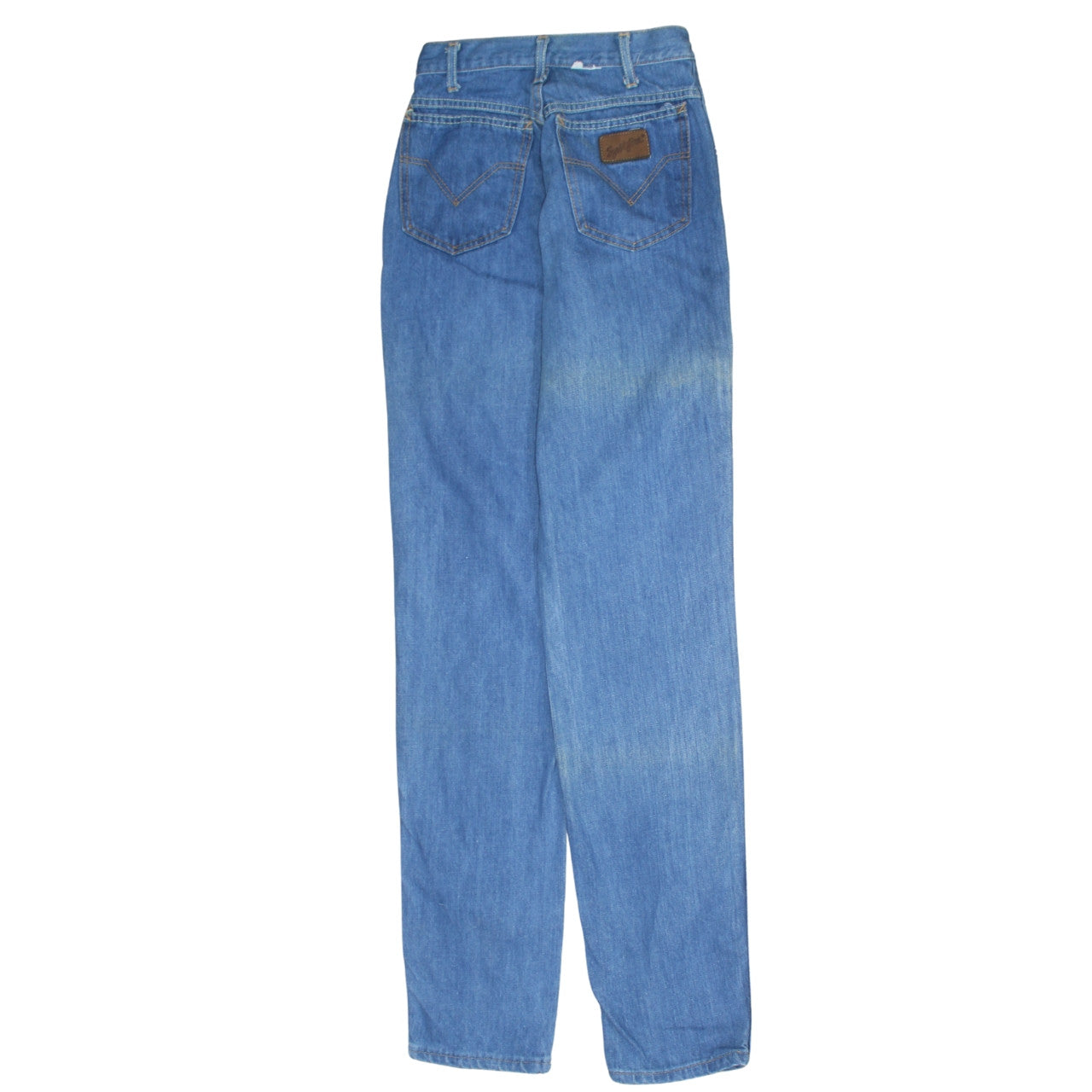 Wrangler Mens Blue Regular Fit Straight Denim Jeans