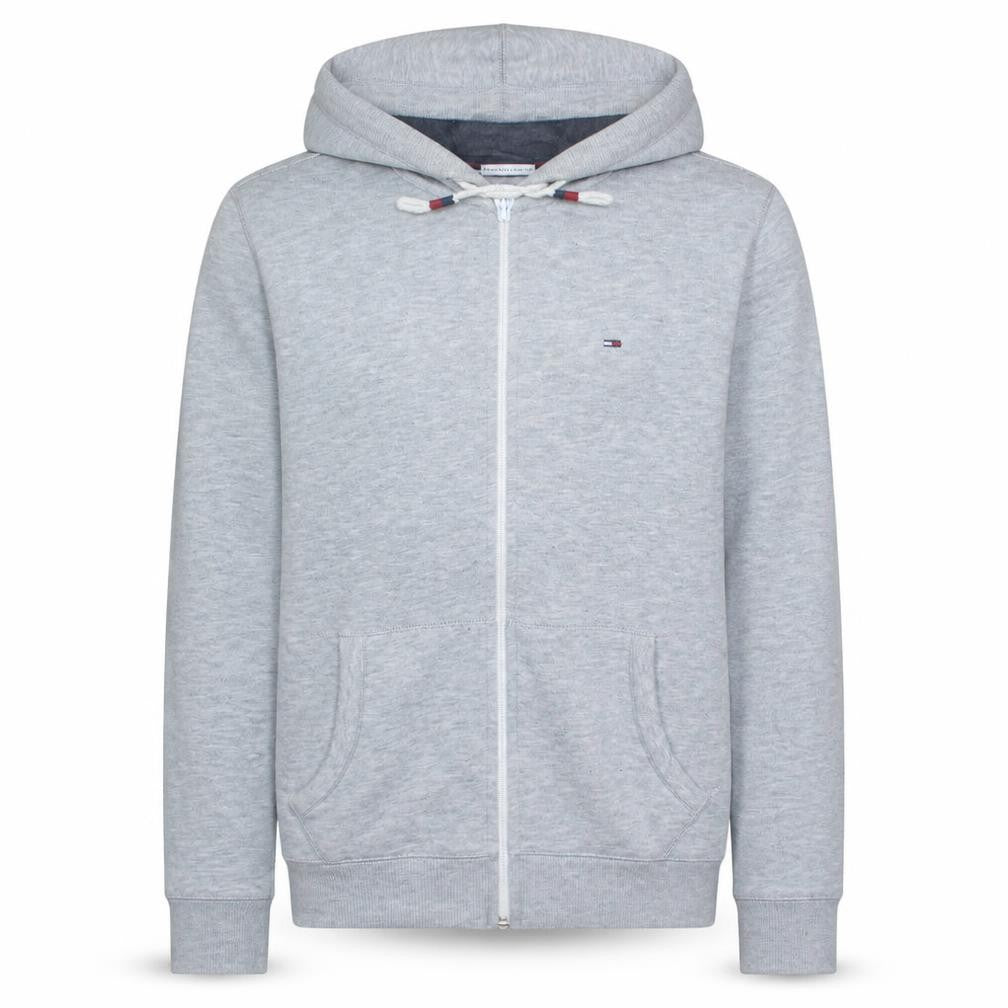 Hilfiger Denim Men's Grey Full Zip Hoodie Size M Regular Fit