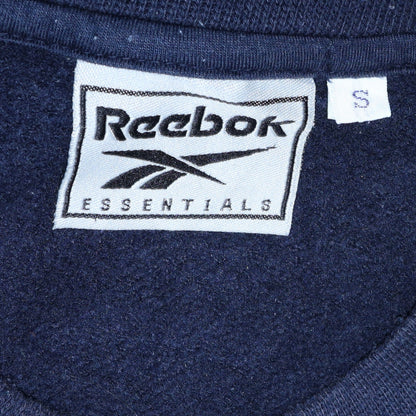 Reebok Men Blue Crew Neck Pullover Sweatshirt Size S