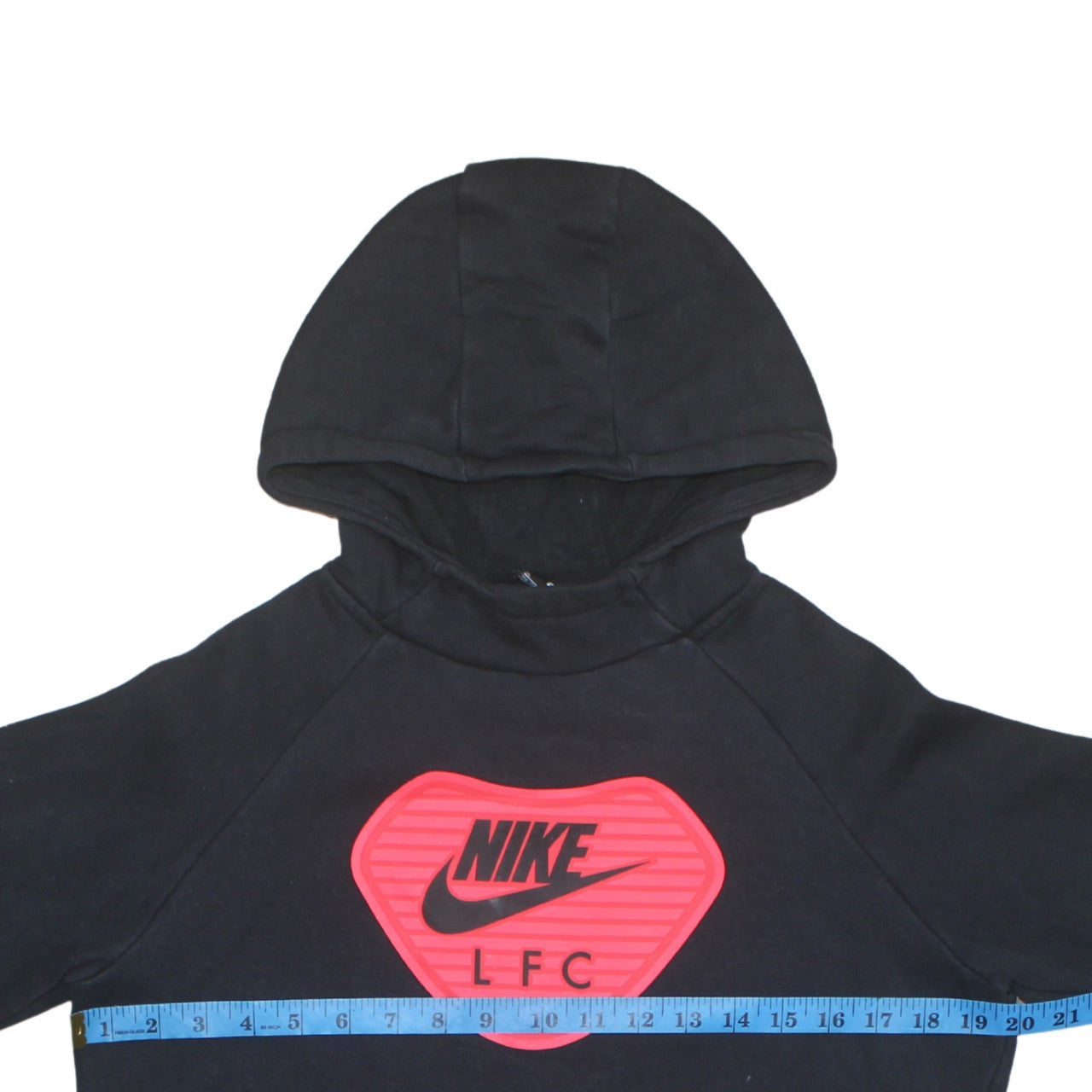 Nike LFC Black XL Teens Pullover Hoodie with Red Logo