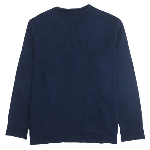 Nike Men's Blue 3XL 1/2 Zip Fleece Sweatshirt with Logo