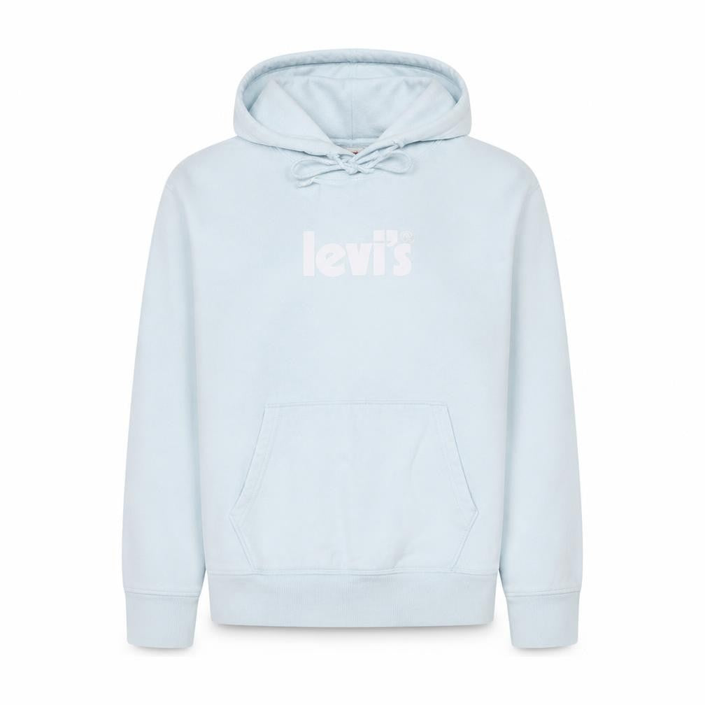 Levi's Women's Light Blue Pullover Hoodie XS Cotton Logo Casual