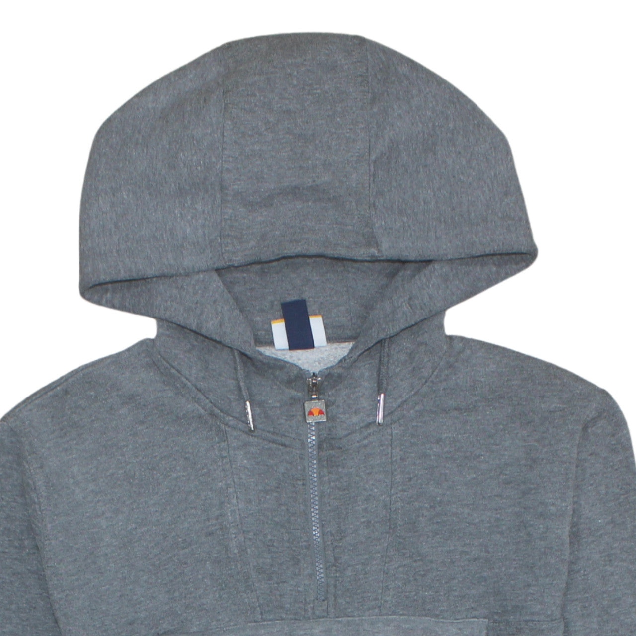 Ellesse Men's Grey Regular Fit Half Zip Hoodie Size M