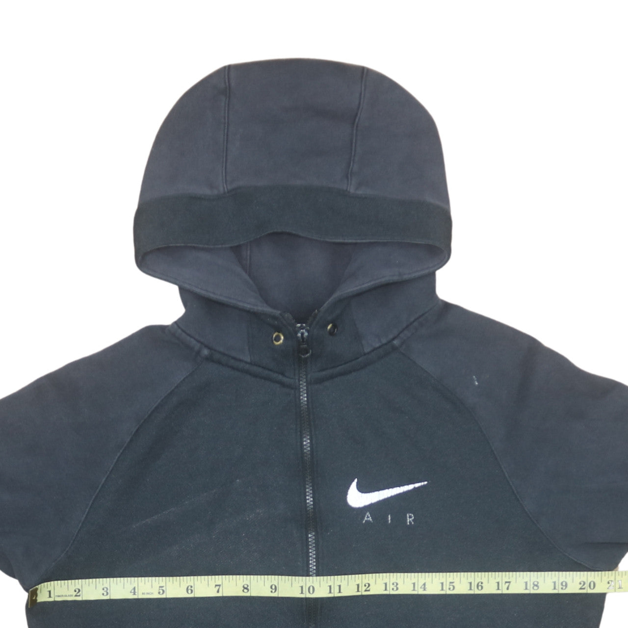 Nike Air Men's Black Full Zip Hoodie Fleece Size M Sportswear